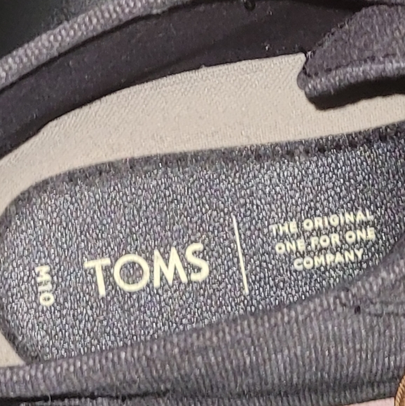 Men Black Wash Canvas Chukka Boots By Tom's Size 10/Men Ankle Boots - Picture 10 of 10